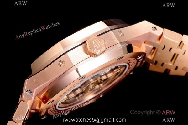 BF Factory Swiss Audemars Piguet Royal Oak Perpetual Calendar Watch Rose Gold Blue Cal.5134 Movement 5