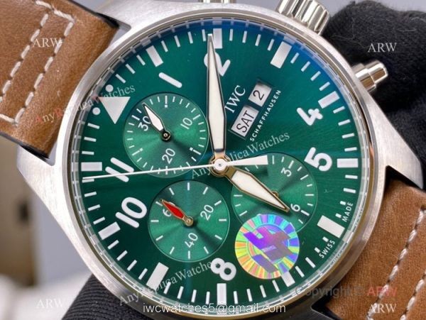 ZF Factory IWC Pilotos Watch Racing Green Copy Watch New 5