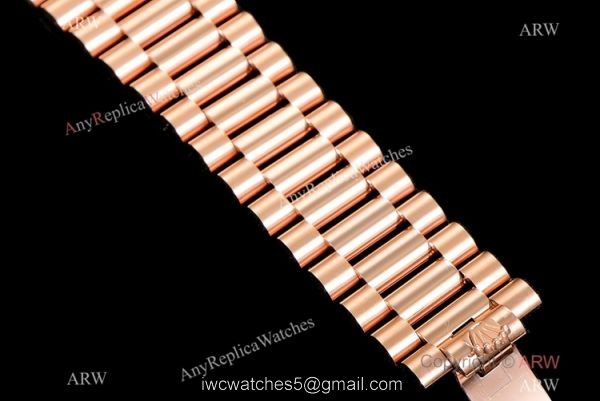 (GM) Copy Rolex Day-Date GM Factory 2836 Watch Bright Pink Dial 40mm 5