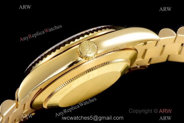(GM Factory) Swiss 2836-2 Rolex Day-Date White Roman Watch 40mm AAA Copy 5