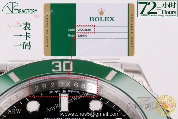 Swiss Grade 1 Rolex Green Submariner 1:1 VS 3235 New 41mm Watch 72 Power Reserve 5