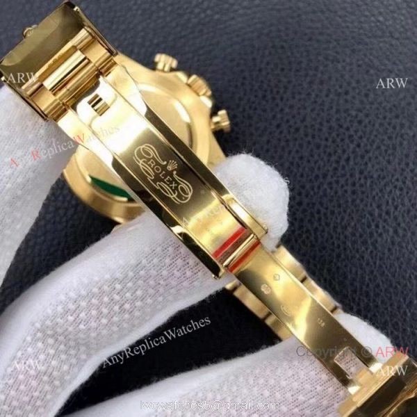 Rolex Daytona Noob Factory Cal4130 1:1 Best Edition Yellow Gold Diamond Custom Luxury watches 5