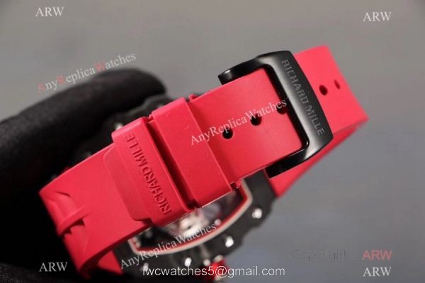 KV Factory Richard Mille RM53-01 Tourbillon Pablo Mac Donough Watch TPT Carbon and Red 5