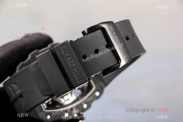 KV Factory Richard Mille RM53-01 Tourbillon Pablo Mac Donough Watch TPT Carbon Rubber Strap 5