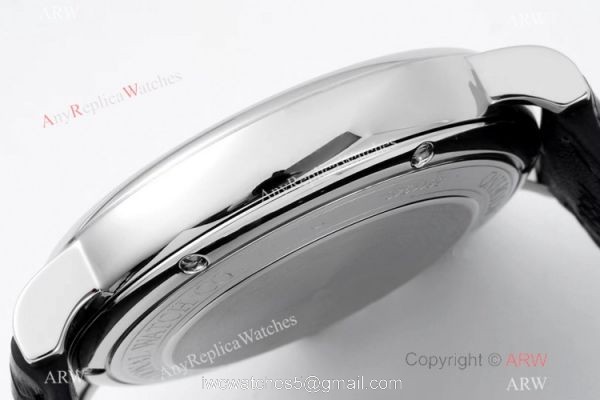 AI Factory Swiss Replica IWC Portofino Hand Wound 8 Days Moon Phase Watch Blue Dial 45mm 5