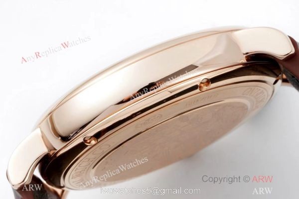 AI Factory IWC Portofino Hand Wound 8 Days Moon Phase Watch Rose Gold Gray Dial 5