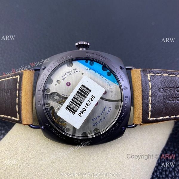 SF Factory Copy Panerai Radiomir Composite PAM504 Watch Brown composite Case 5