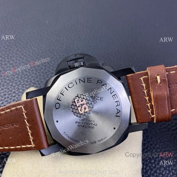 SF Factory AAA Copy Panerai PAM629 Luminor Titanio DLC Watch Cali Dial 5