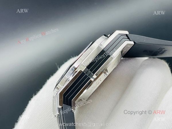 High Quality Replica Hublot Sang Bleu Black Watch 45mm eta7750 Automatic Movement 5