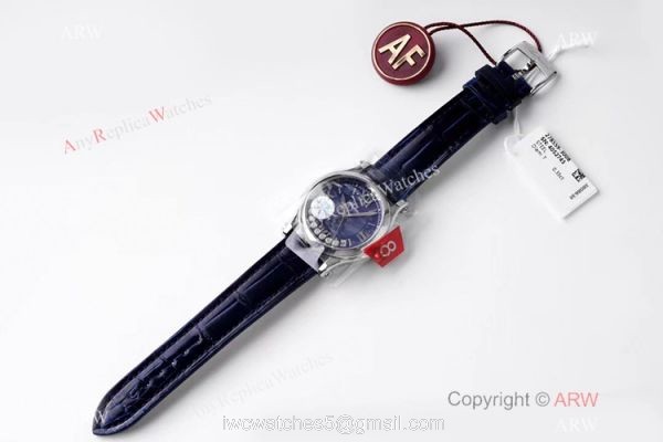 AF Factory 1:1 Best Edition Chopard Happy Sport Diamonds Watch Blue Dial 36mm 5