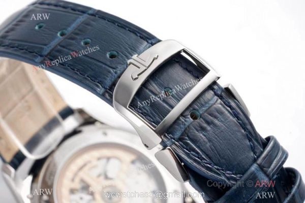 ZF Jaeger-LeCoultre Master Ultra Thin Power Reserve Blue Dial Watch Swiss Replica Watches 5