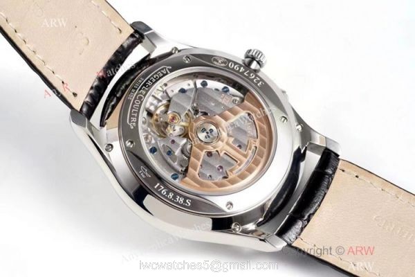 ZF Jaeger-LeCoultre Master Ultra Thin Power Reserve Watch Silver Dial 5