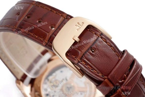 ZF Jaeger-LeCoultre Master Ultra Thin Power Reserve Rose Gold Watch Swiss Replica Watches 5