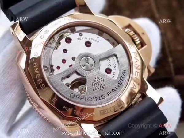 ZF Factory Panerai Pam684 Luminor Submersible 1950 P.9010 Watch 42mm Rose Gold 5