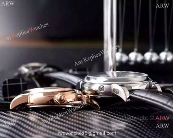 Patek Philippe Geneve Power Reserve Watches Rose Gold Case 5