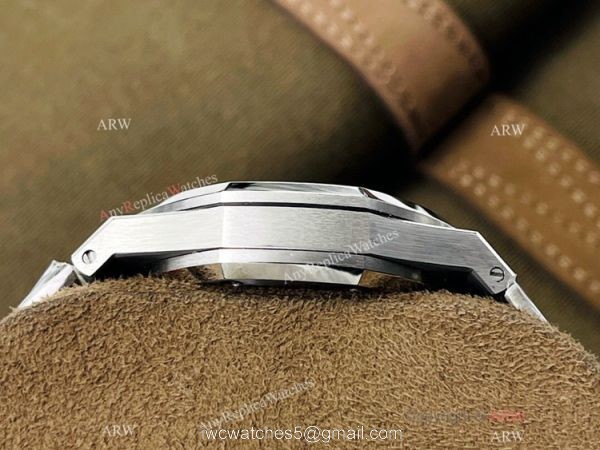 TWS factory V3 Version Audemars Piguet Royal Oak 15450 Watch Blue Dial 37mm 5