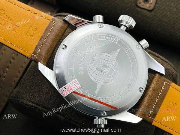 CF Factory 1:1 Copy Longines Spirit Chronograph Watch White Dial ETA7753 Movement 5