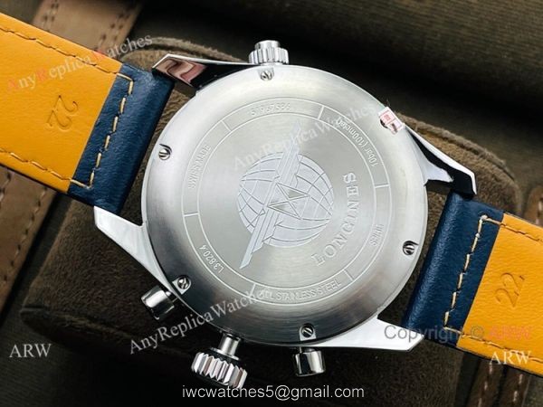 CF Factory 1:1 Replica Longines Spirit ETA 7753 Chronograph Watch Blue Face 5