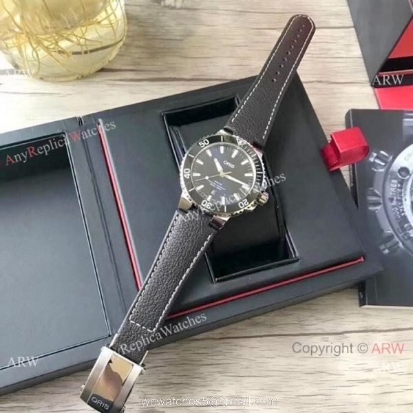 Super Clone Oris Aquis SW200 Movement Watch Black Ceramic Bezel 5