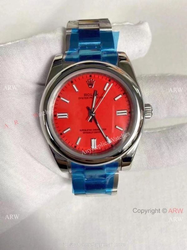 2021 Newest! Clone Rolex Oyster Perpetual Watch 41MM Silver Dial Oyster Band 5