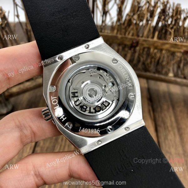Swiss Quality Copy Hublot Big Bang Sang Bleu SS Diamond Watches Citizen Automatic 5