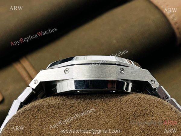 TW factory Copy Audemars Piguet Annual Calendar Watch 41mm Stainless Steel Black Dial 5