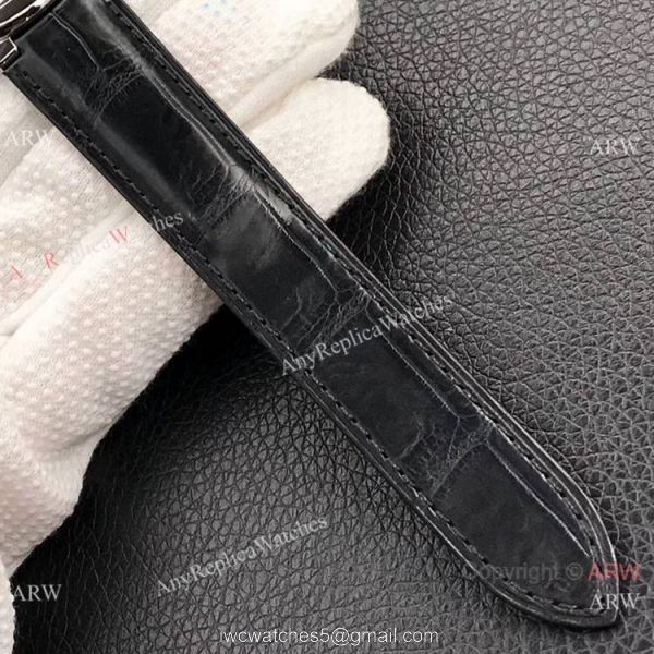 V6 Factory V7 version Ballon Bleu Cartier 42mm Automatic Watch Black Leather Strap 5