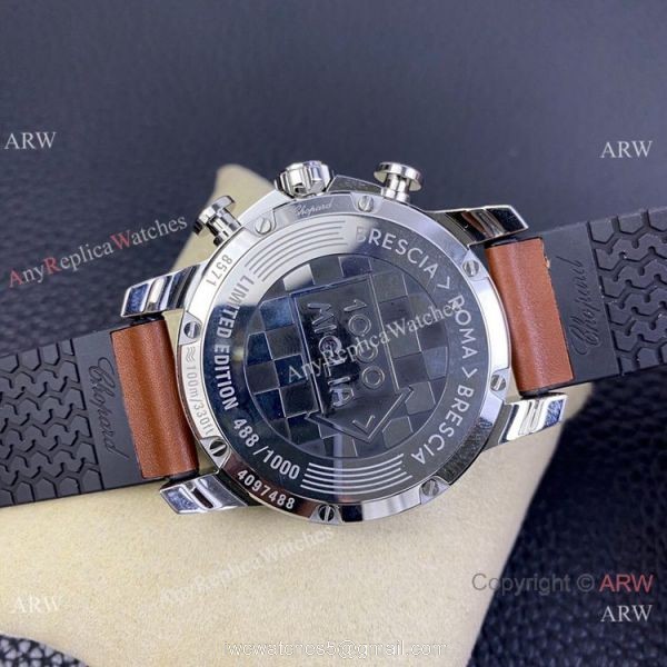 Swiss Grade one Chopard Mille Miglia GTS Azzurro Watch Gray Dial V7 Factory 5