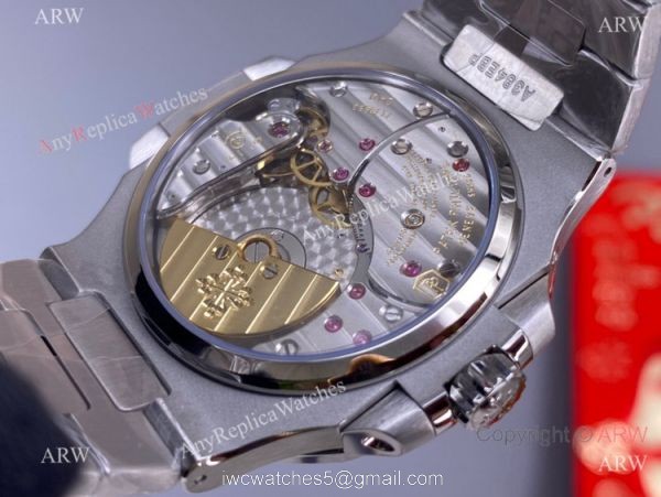 (PF Factory) Swiss Grade One Patek Philippe Nautilus Moon phase Multifunction Watch 2021 New 5