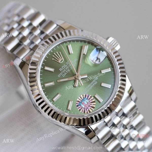 TR Factory 904L Replica Rolex Datejust 31mm Watch Jubilee 2-Tone Rose Gold Gray Dial 5