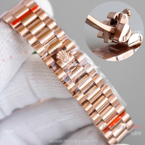 TR Factory 904L Steel Rolex Oyster Perpetual Datejust 31mm Lady Rose Gold Diamonds 5