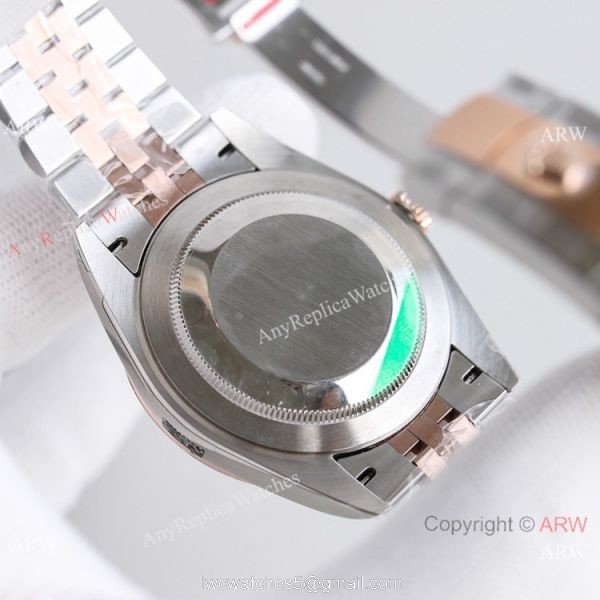(TW) Swiss Copy Rolex Datejust II Seagull 2824-2 Watches 41mm Jubilee Two Tone Rose Gold 5