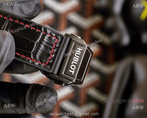 2021 New Hublot Big Bang Carbon Fiber Watches Blue Markers 5