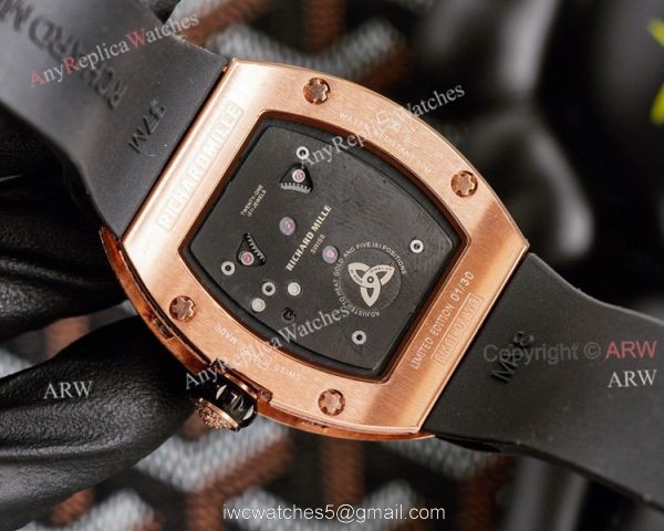 Fully Iced Out Richard Mille RM 51-02 Tourbillon Diamond Twister Copy Watch 5
