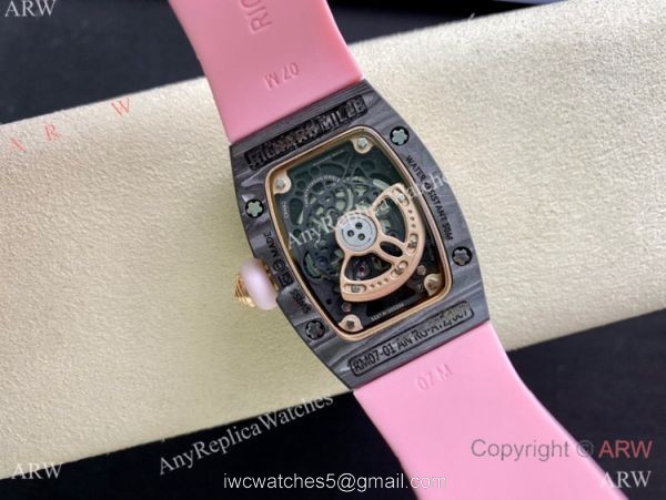 Swiss Replica Richard Mille RM007 BonBon Watch Carbon Case 5