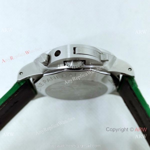 New Panerai Luminor Chrono Flyback Verde Militare PAM01296 Watch Green Dial 5