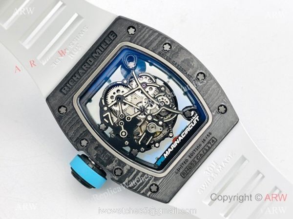 ZF Favtory Copy Richard Mille RM055 Bubba Watson NTPT Carbon Watch Men 5
