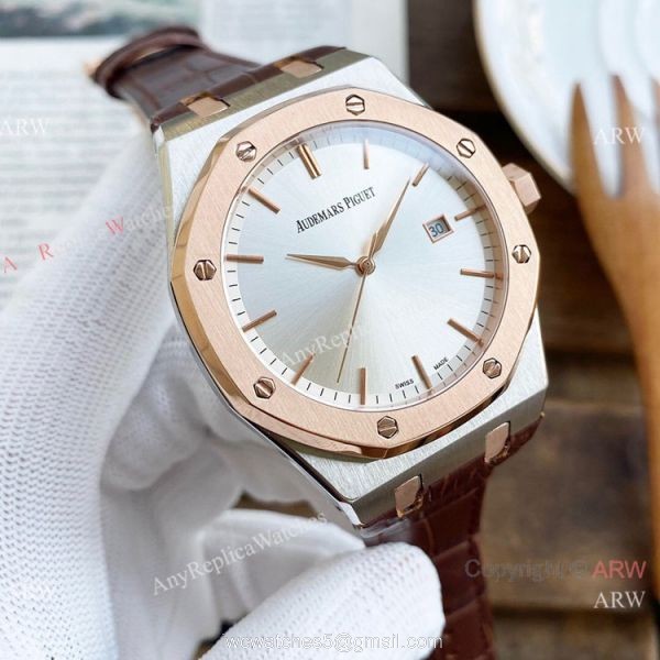 New Copy Audemars Piguet Royal Oak Citizen 8215 Watches Silver Dial 5