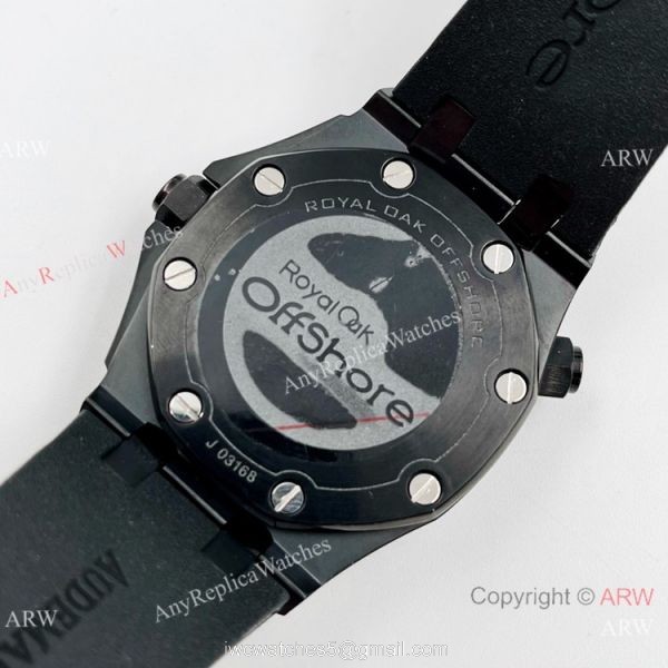 Best Replica Audemars Piguet Royal Oak Offshore Diver Watches Black Steel 5