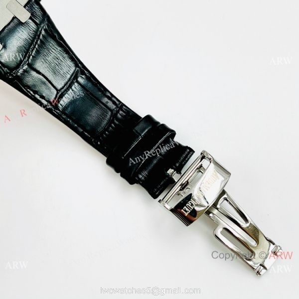 Clone Audemars Piguet Royal Oak Chronograph Watch SS Diamond Bezel 5