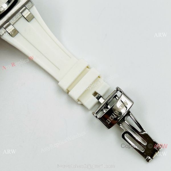 Knockoff Audemars Piguet Lady-Royal Oak Offshore Watch White Dial 5