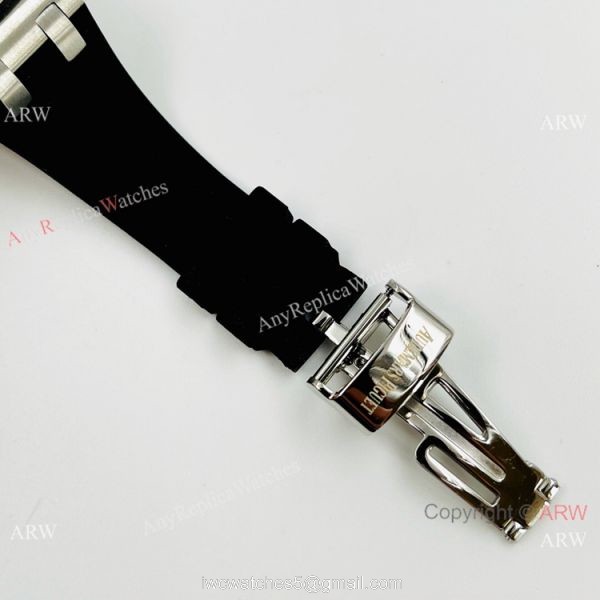 Knockoff Audemars Piguet Lady-Royal Oak Offshore Watch Diamond and Black 5