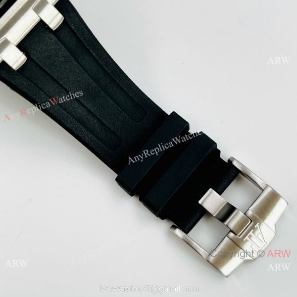 High-end Copy Audemars Piguet Offshore Chronograph Watch Black Bezel 5