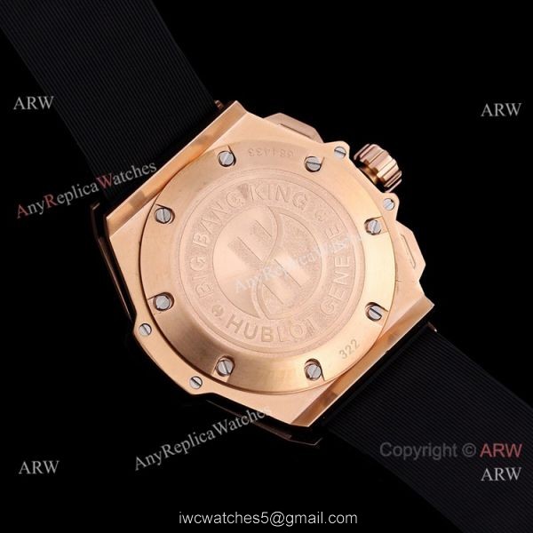Best Copy Hublot Big Bang King Power VK Chronograph Watch Black and Rose Gold 5