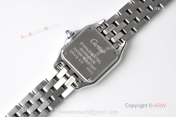 BV factory 1:1 Replica Panthere De Cartier Stainless Steel 22mm Watch 5