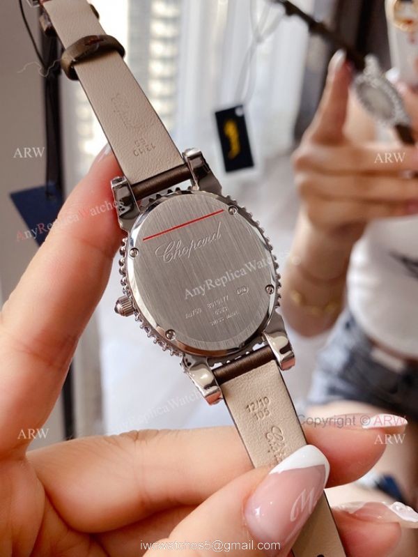 High Quality Replica Ladies Chopard LHeure Du Diamant Medium Oval Watch With Diamonds 5