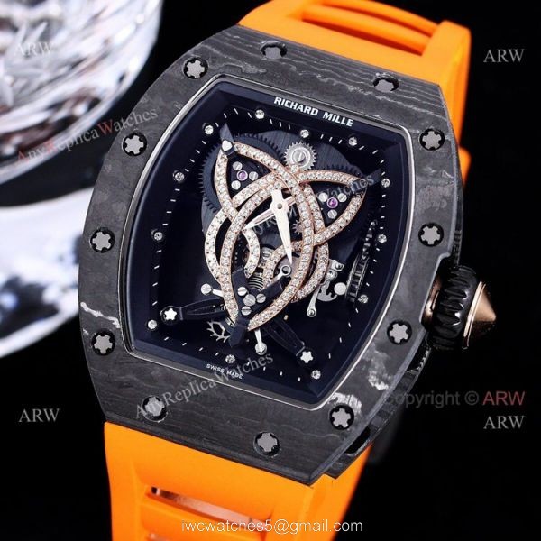 Knockoff Richard Mille Tourbillon RM019 Natalie Portman Automatic Watch For Men 5