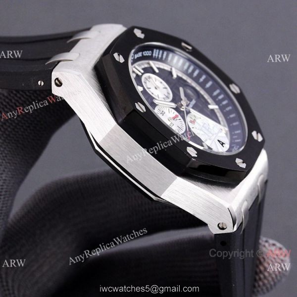 JF 1:1 Swiss 3126 Audemars Piguet AP Royal Oak Offshore 26400io Rubber Strap Watch Super Clone 5