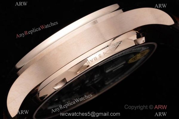 ZF Factory IWC Portugieser Automatic 7 Days Rose Gold Blue Dial Watch 42mm Brand NEW 5