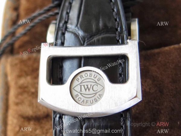 Swiss Grade 1 IWC Portuguese Annual Calendar Iw503502 Blue Watch ZF Replica IWC Watches For Men 5